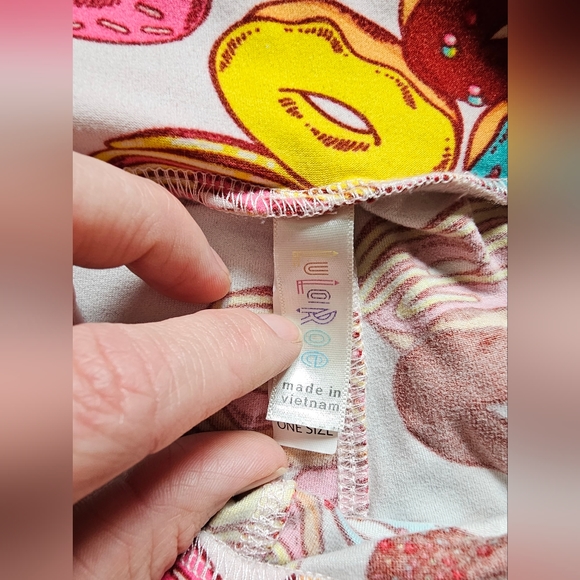 Lularoe OS Donut leggings - Picture 2 of 2